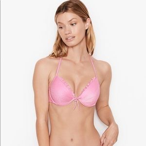 Victoria Secret Malibu Shimmer Push Up Bikini Top